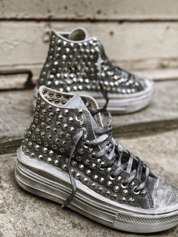 Converse Ltd Platform Move Grey (Full Borchie)