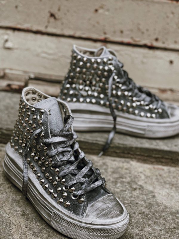 Converse Ltd Platform Move Grey (Full Borchie)