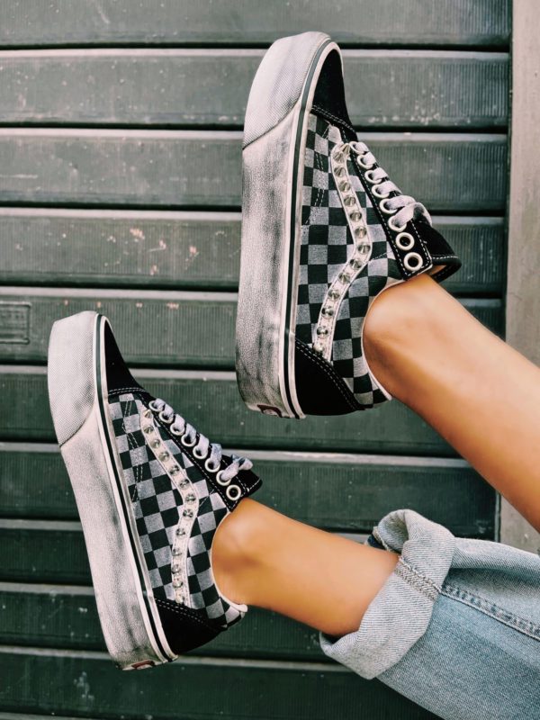 Vans Old Skool Platform Ltd Checks (Spikes)