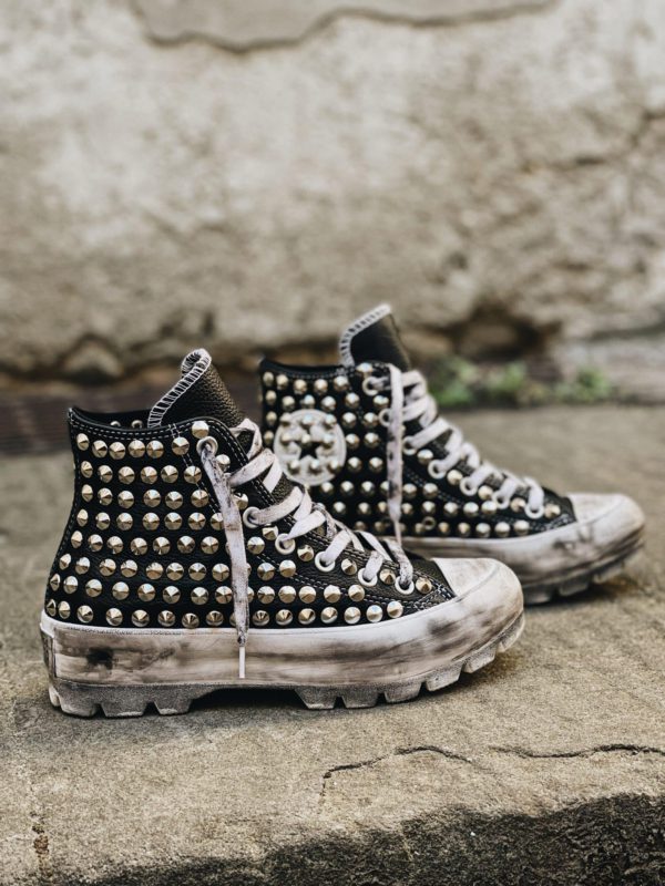 Converse Platform Lugged Black (Full Borchie)