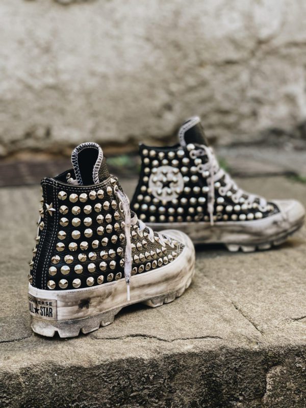 Converse Platform Lugged Black (Full Borchie)