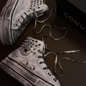 Converse Platform Ltd White Leather Collar