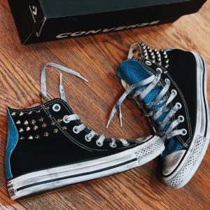 Converse High Classic Black Collar (Snk003)