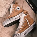 Converse Classic Leather Black Glitter
