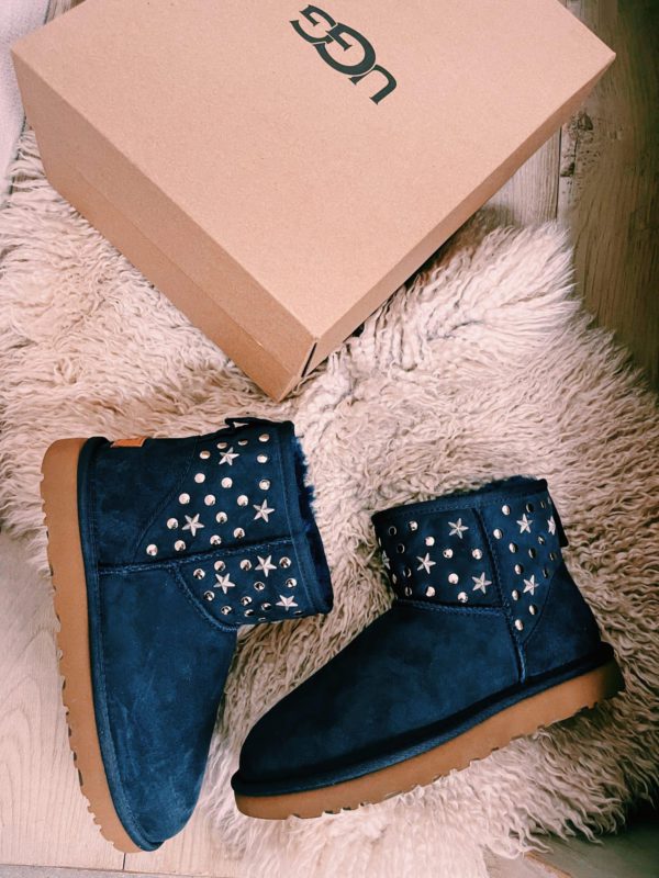 Ugg Classic Mini Studs And Stars (Blu Navy)