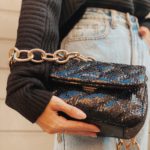 Mia Bag Shopping Bubble Black / White