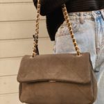 Mia Bag Tracolla Media Suede Red