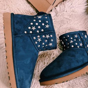 Ugg Classic Mini Studs And Stars (Blu Navy)