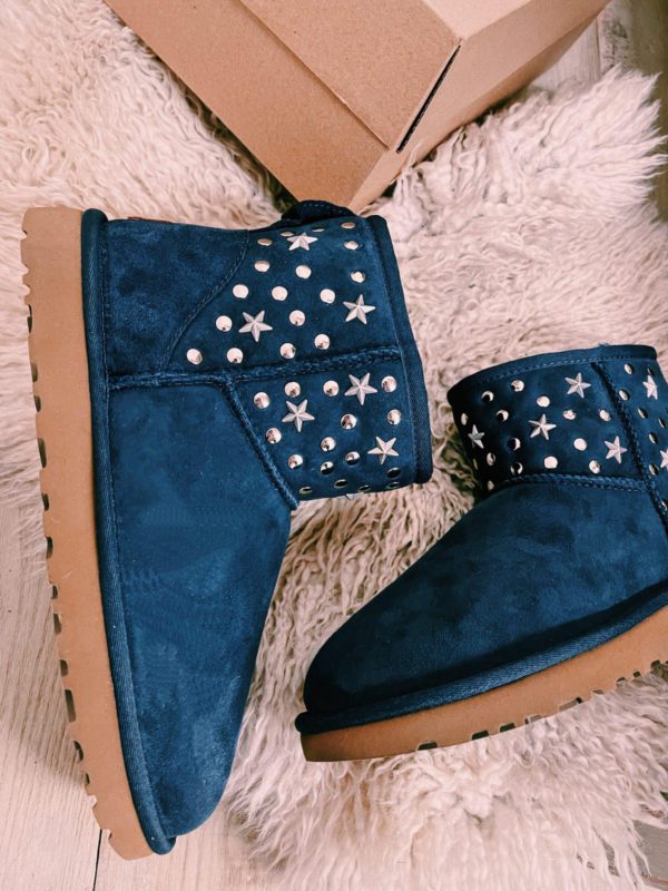 Ugg Classic Mini Studs And Stars (Blu Navy)