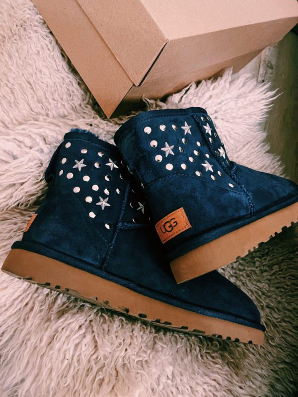 Ugg Classic Mini Studs And Stars (Blu Navy)