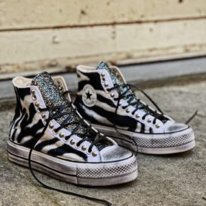 Converse Ltd Platform White Super Stripes