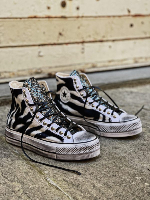 Converse Ltd Platform White Super Stripes