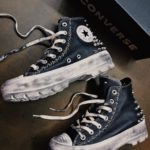Converse High Platform Leather Black Sidney