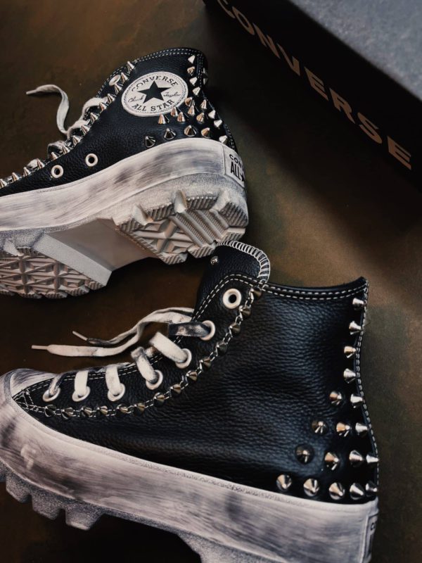Converse Platform Lugged Black (Borchie Spikes)