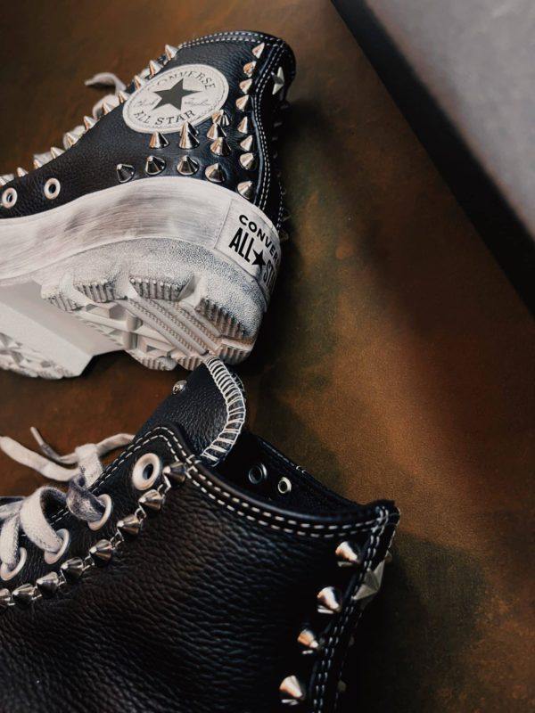 Converse Platform Lugged Black (Borchie Spikes)