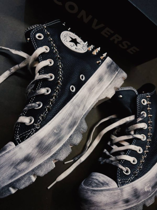 Converse Platform Lugged Black (Borchie Spikes)