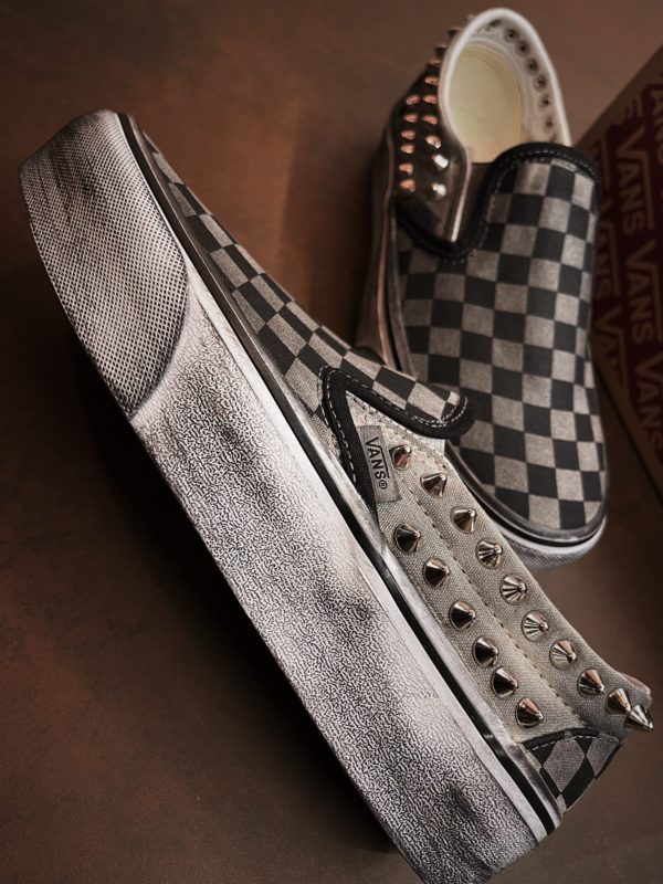 Vans Slip On Platform Ltd Checks (Borchie Spikes)