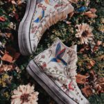 Converse High Platform Light Mint Full Borchie
