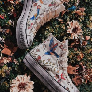 Converse High Platform White Nature
