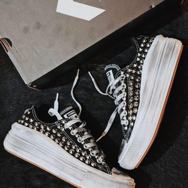 Converse Ltd Platform Low Move Black Full Borchie