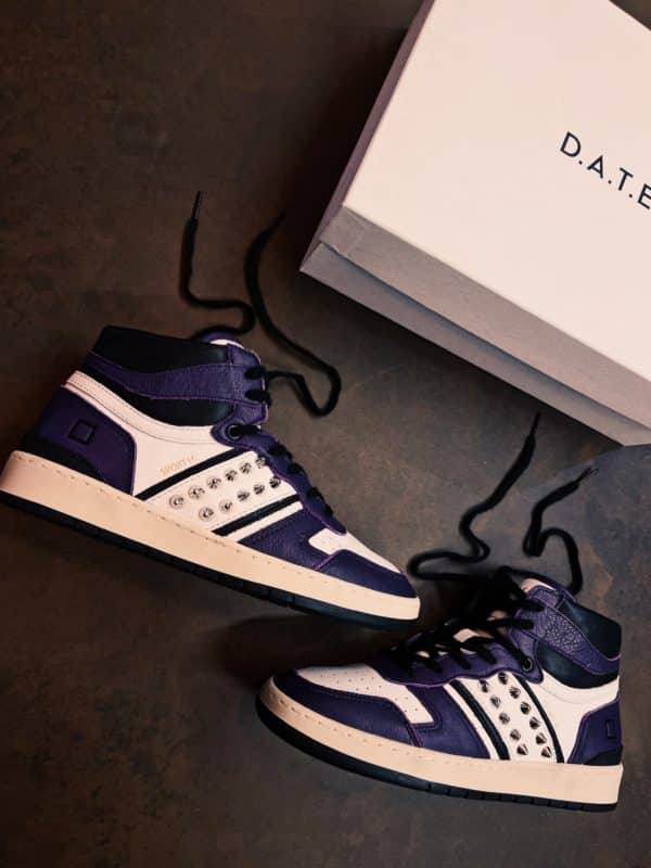 D.A.T.E. Sport White Black Purple (Borchie)