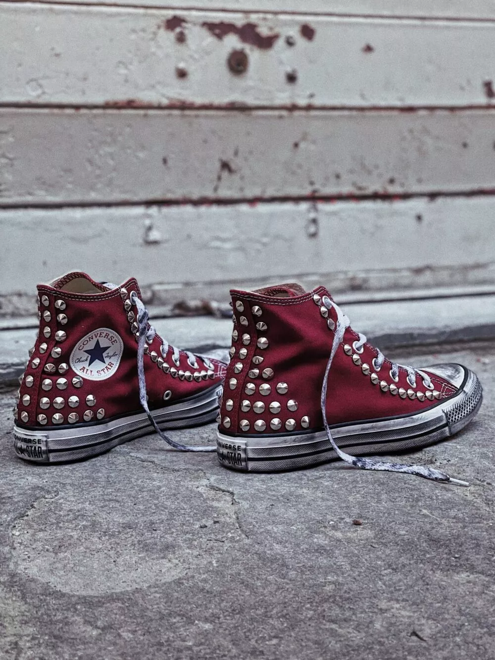 Converse Classic High Bordeaux Back Studs