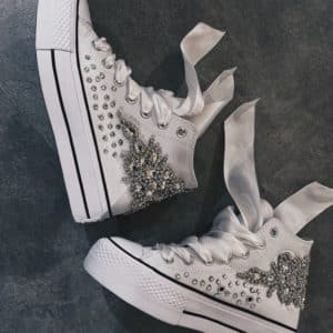 Converse High Platform Wedding Paris