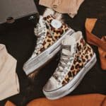 Converse Classic High Mono White Glitter Borchie