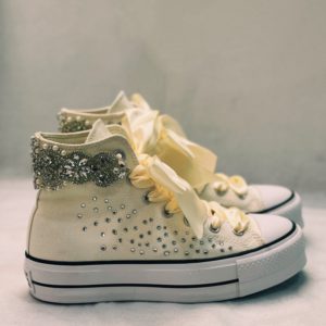 Converse High Platform Wedding Paris