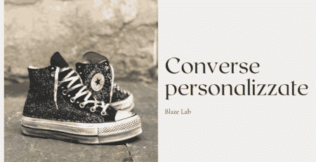 Converse Platform HIGH BLACK Glitter