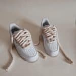 NIKE AIR FORCE Low LTD White BORCHIE (Rope Laces)