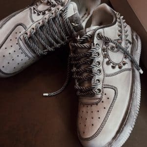 Nike Air Force Low Ltd White Borchie (Rope Laces)