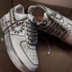NIKE AIR FORCE Low White Rope Laces