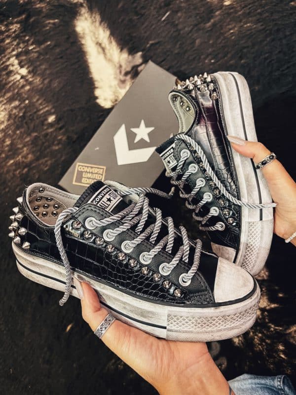 Converse Platform Low Black Ltd Mumbai