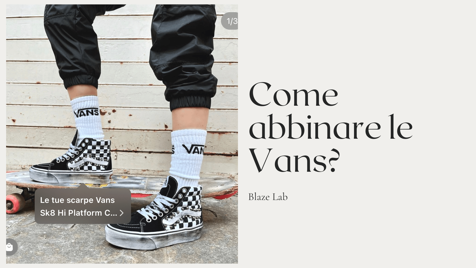 Una guida pratica su come abbinare le Vans questo autunno-inverno 2022-23