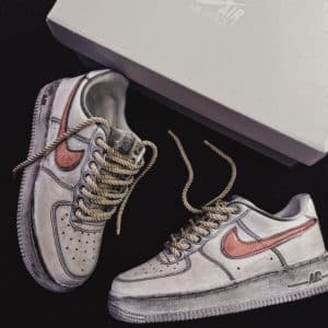 Nike Air Force Low White Rosy Ii