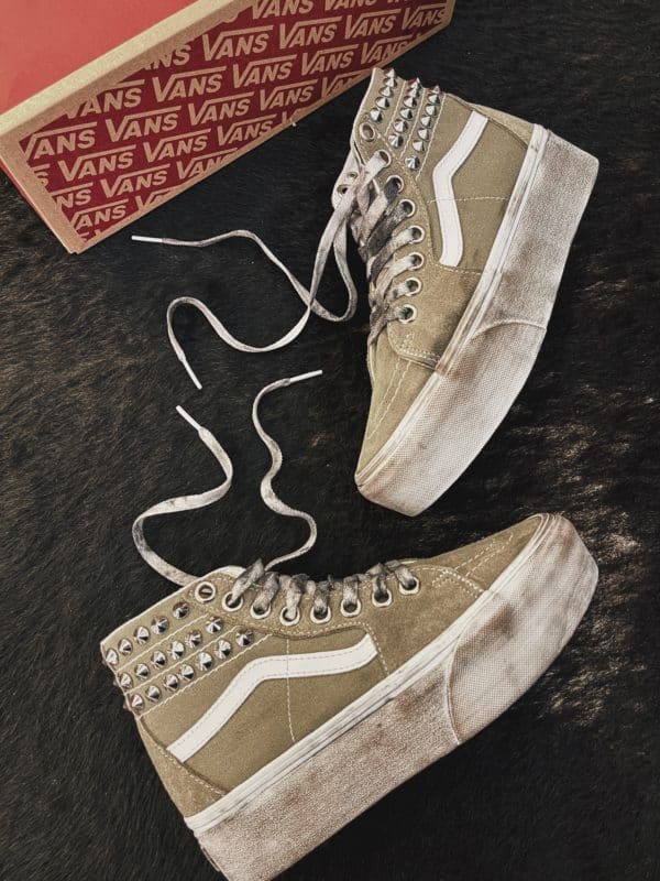 Vans Sk8-Hi Super Platform Medium Olive Borchie