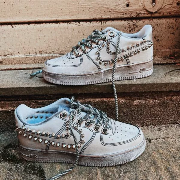 AIR FORCE Low LTD White Borchie Rope Laces