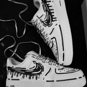 AIR FORCE Low LTD White CARTOON