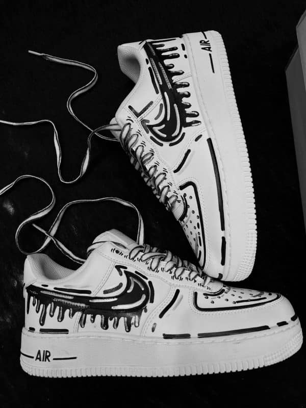 AIR FORCE Low LTD White CARTOON