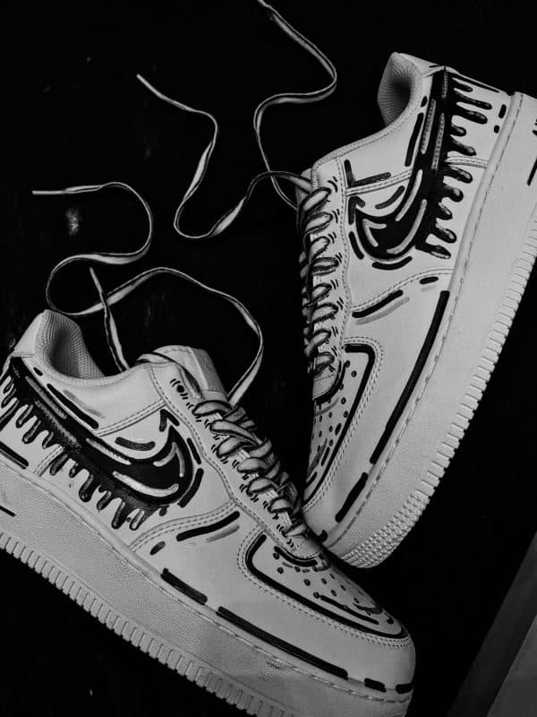 AIR FORCE Low LTD White CARTOON