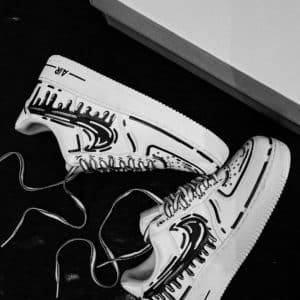 AIR FORCE Low LTD White CARTOON