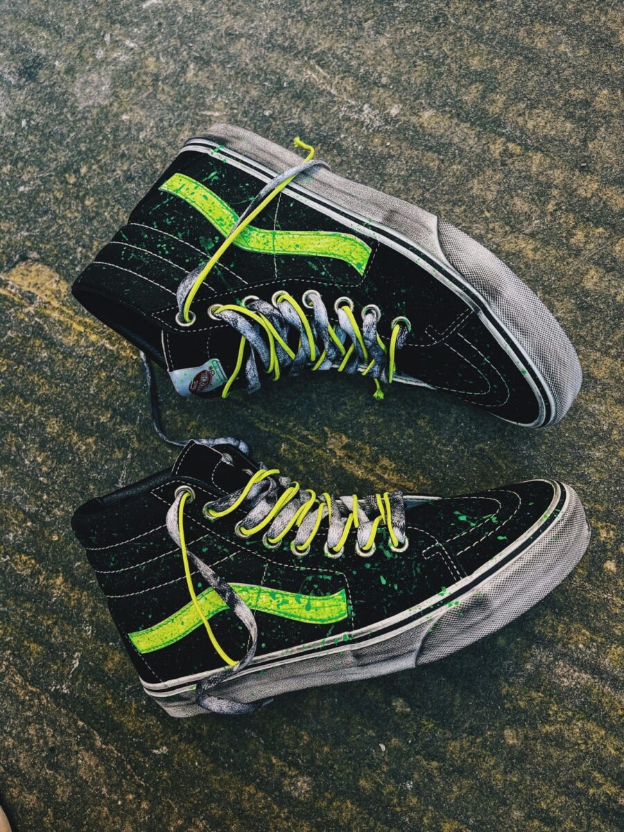 VANS Sk8-Hi Classic Black NEON - immagine 1