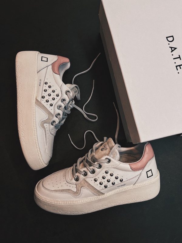 D.A.T.E. STEP pop white pink borchie