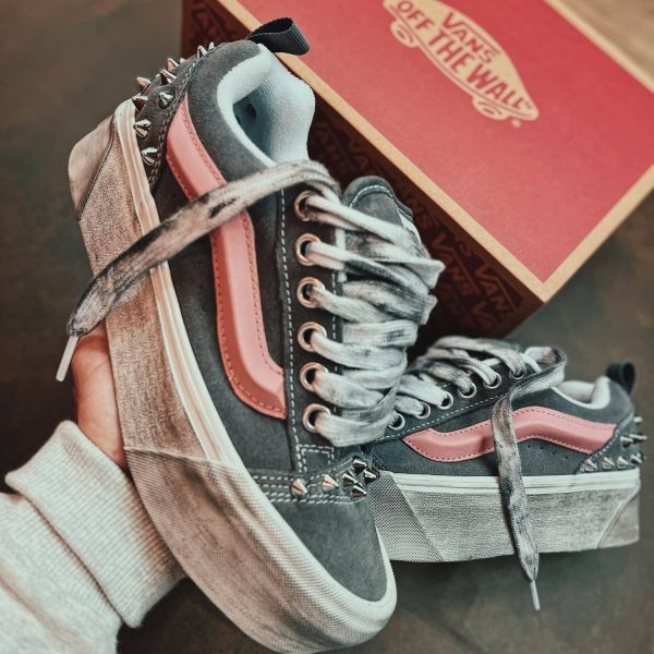 VANS KNU STACK Grey / Lollipop Borchie