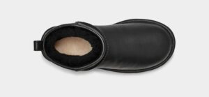 UGG Classic Ultra Mini Leather Black - immagine 3