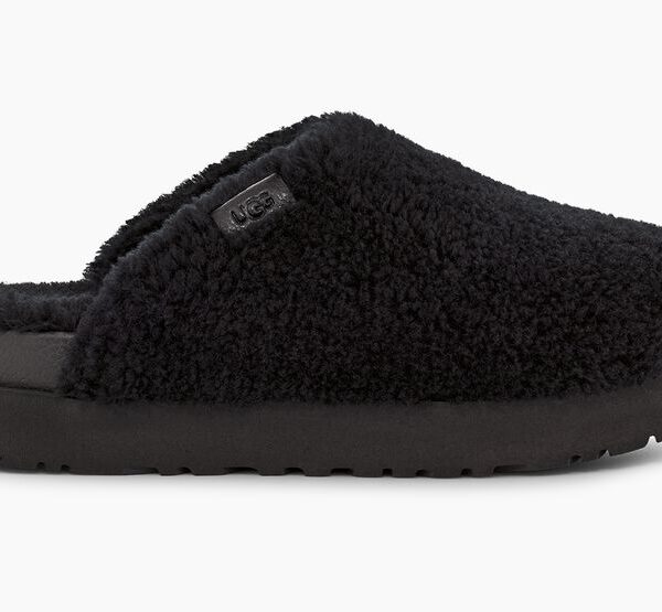UGG Fuzz Sugar slide (black)