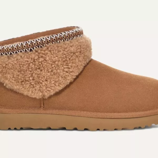 UGG CLASSIC ULTRA MINI MAXI CURLY Chestnut