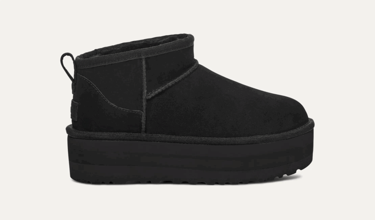 UGG CLASSIC ULTRA MINI PLATFORM Black - immagine 1
