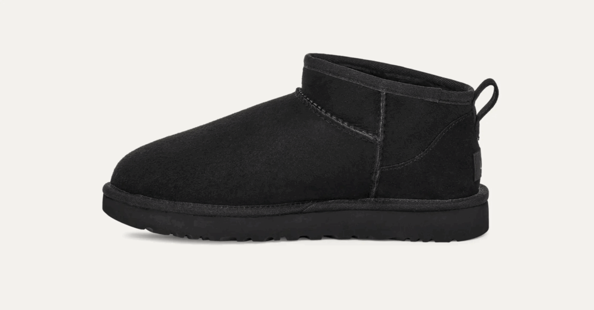 UGG CLASSIC ULTRA MINI Black - immagine 3